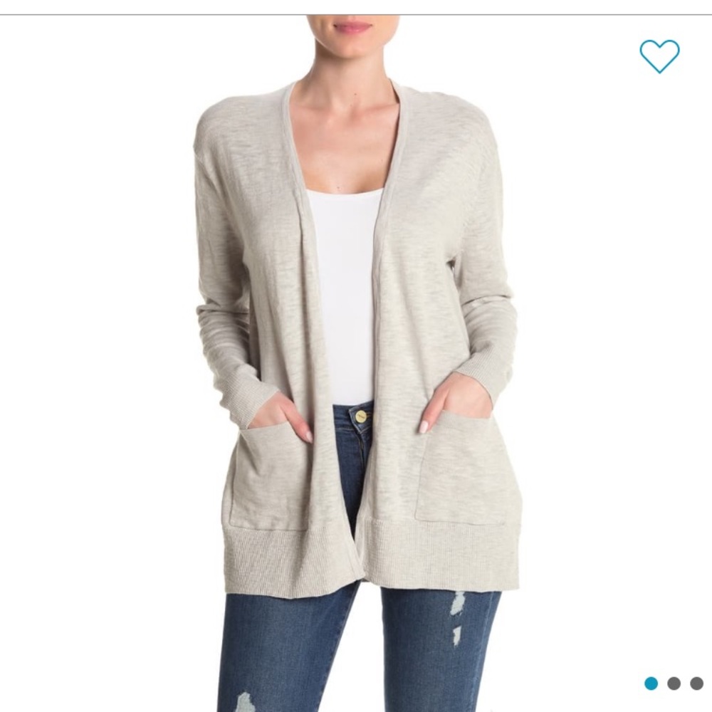 Madewell gray cardigan sweater size small.